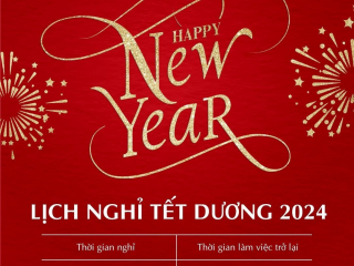 Bamboo xin trân trọng thông báo lịch nghỉ Tết Dương Lịch 2024